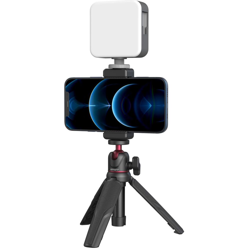 Kit de Vlog Smallrig Simorr Vigor VK-30: Compacto, Extensible y con Luz LED Vibe P96