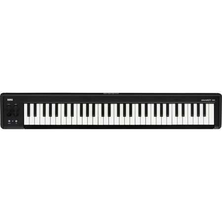 Korg microKEY AIR-61: Controlador MIDI Bluetooth con 61 Teclas Mini Sensibles a la Velocidad y Conex 1198374-REG