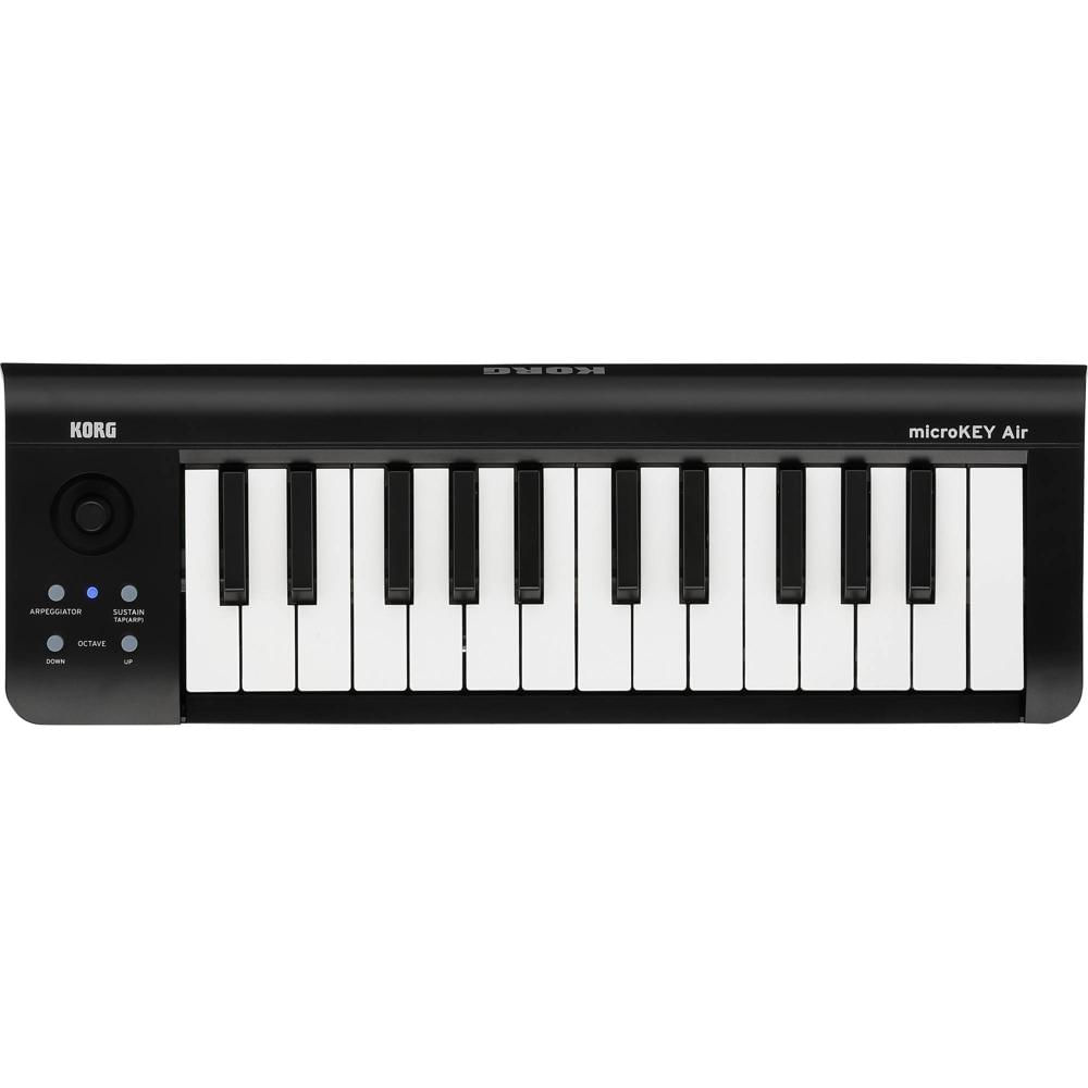Korg microKEY Air-25: Teclado MIDI Bluetooth con 25 Teclas Sensibles a la Velocidad, Joystick Expres