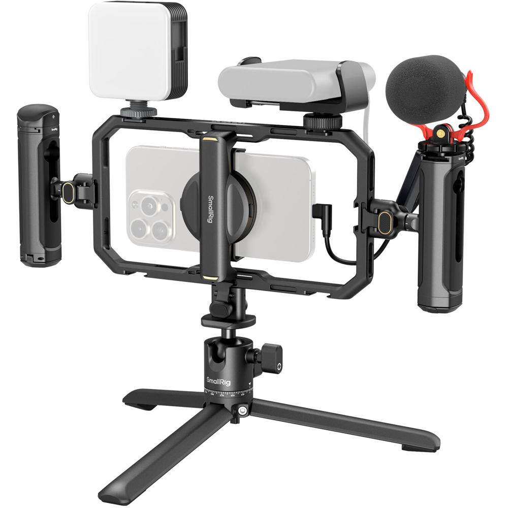 Kit de Video Todo en Uno SmallRig para Creadores de Smartphone (Edición Pro Rápida) - Compatible con
