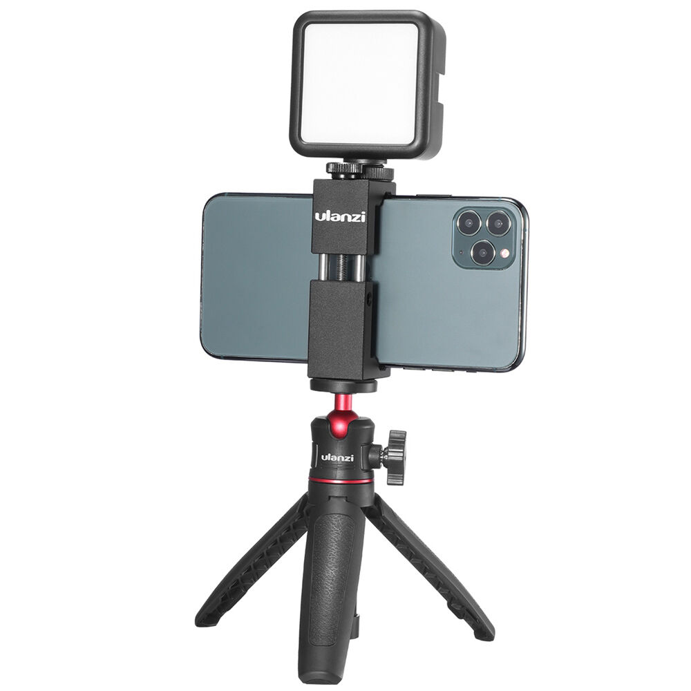 Kit de Vlogging para Smartphone Ulanzi ST-02S: Soporte para Teléfono en Paisaje/Vertical, Luz LED VL