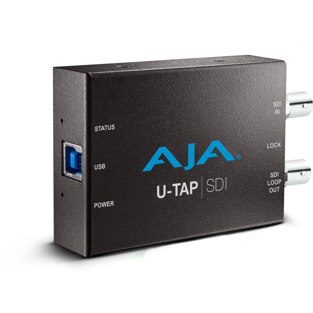 AJA U-TAP USB 3.0 (3.2 Gen 1) - Dispositivo de Captura SDI Portátil 1080p60, Compatible con macOS, W