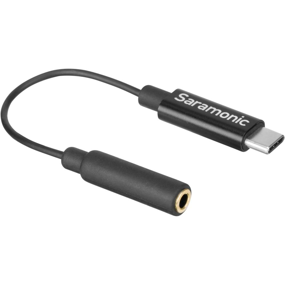 Adaptador Saramonic SR-C2003 de 3.5mm TRS Femenino a USB-C para Audio Mono/E estéreo (3"") - Conexión