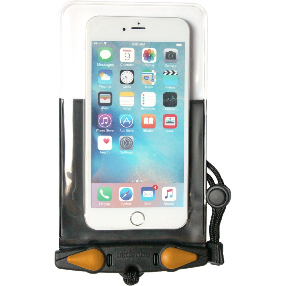 Funda Impermeable para Smartphone Aquapac (Tamaño Grande, Negra) - Protección 100% contra Agua y Are