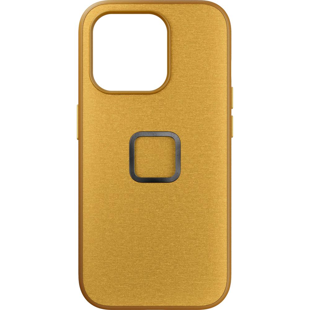 Funda de Tela Peak Design Everyday para iPhone 15 Pro (Sol) - Protección, Conector SlimLink y Diseño