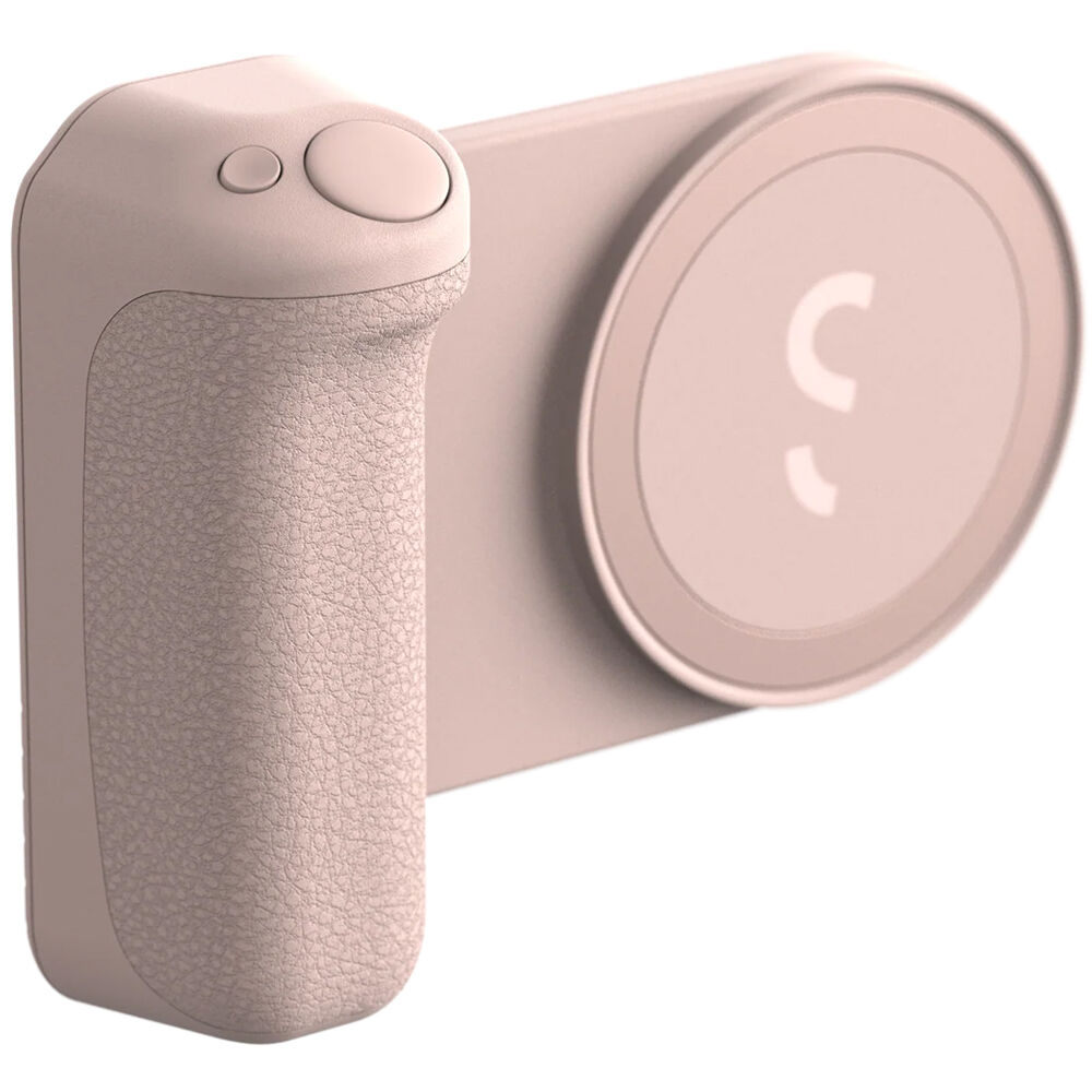 ShiftCam SnapGrip (Rosa Tiza) - Soporte Magnético para iPhone 12 y Superior, Cargador Inalámbrico Qi