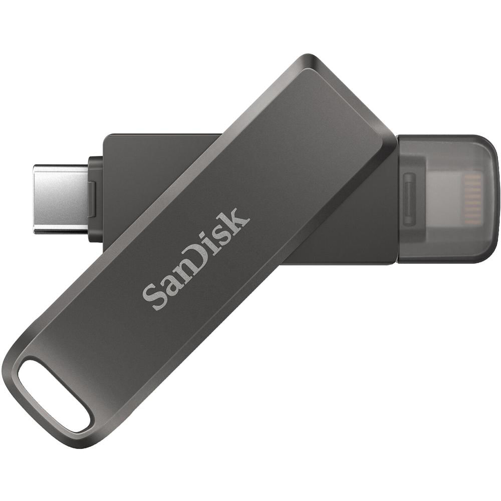 SanDisk 256GB iXpand Flash Drive Luxe - Capacidad de Almacenamiento de 256GB, Conexión Lightning, Co
