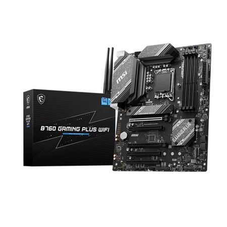 Msi B760 Gaming Plus Wifi - Placa Base Atx Ddr5 Con Conectividad Inalámbrica Y Rendimiento Avanzado 824142319420