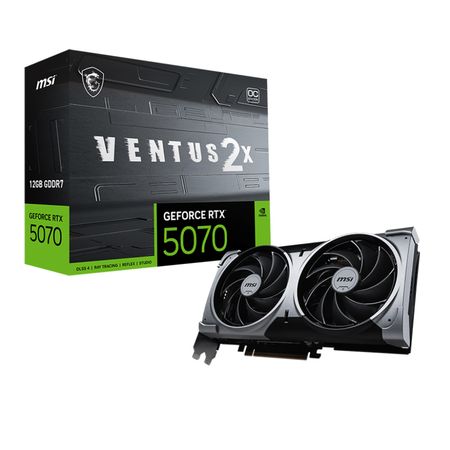 Tarjeta Gráfica Msi Geforce Rtx 5070 12Gb 192-Bit Ventus 2X Oc Para Gaming Y Diseño GEFORCE RTX 5070 12GB