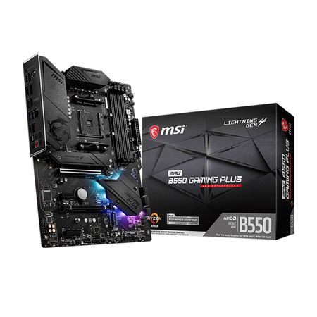 Msi Mpg B550 Gaming Plus - Placa Base Am4, Hdmi, Dp, Usb 3.2 Gen 2, Ideal Para Gaming MPG B550 GAMING PLUS