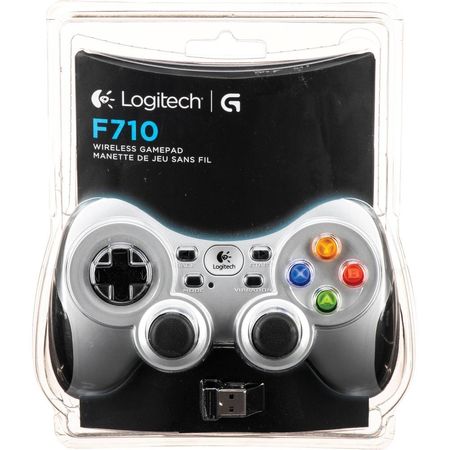 Logitech G F710 Gamepad Inalámbrico: Conectividad Inalámbrica, USB Plug-and-Play, 10 Botones Program 758300-REG