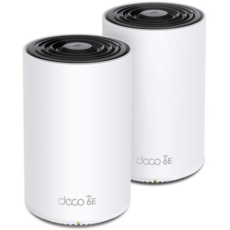 TP-Link Deco XE70 Pro AXE4900 Sistema Wi-Fi Mesh Tri-Band Gigabit de 2 Piezas - Wi-Fi 6E, Hasta 4658 1842321-REG