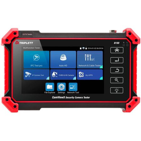 Triplett CamView IP Pro 5: Probador de Cámara CCTV HD con Kit de Borescopio SBR2M, 4 Horas de Autono 1751919-REG