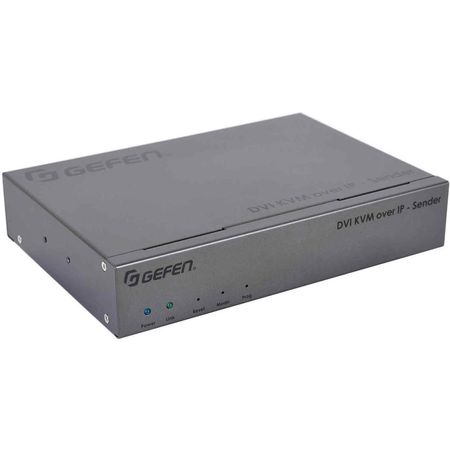 Transmisor Gefen DVI KVM sobre IP: Extensión de Audio, Video y Control en Red Gigabit 1397145-REG