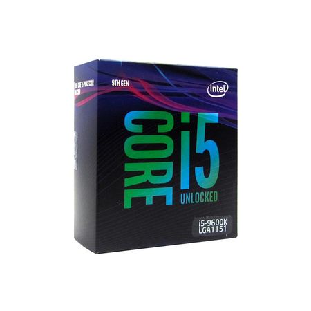 Procesador Intel Core I5-9600K, 3.7 Ghz, 9Mb Caché L3, Lga1151, Rendimiento Excepcional Para Gaming BX80684I59600K