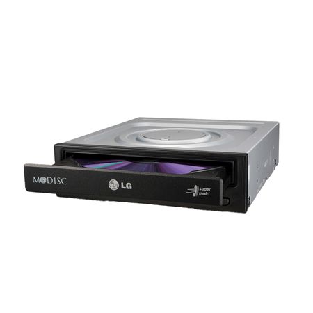 Regrabadora Dvd Lg Gh24Nsd1, 24X, Interna, Sata, Compatible Con Diversos Formatos, Negra. GH24NSD1