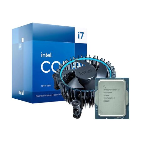 Procesador Intel Core I7-13700F, 2.10/5.20 Ghz, 30Mb De Caché, Lga1700, 65W, Compatible Con Intel 7 BX8071513700F