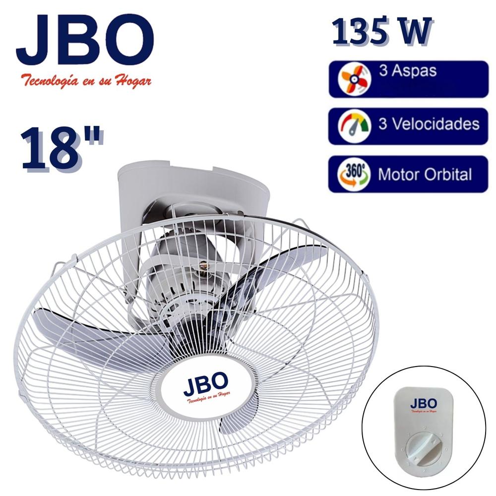 Ventilador de Techo Industrial JBO 185T Orbital 18" 03 Velocidades con control