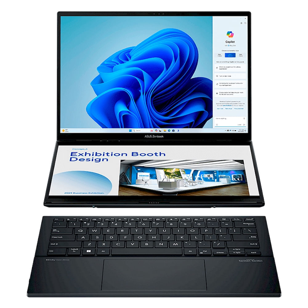 Laptop Zenbook UX8406CA-PZ073W Core Ultra i9 285H 14'' 32GB RAM 1TB SSD Windows 11 Home Gris