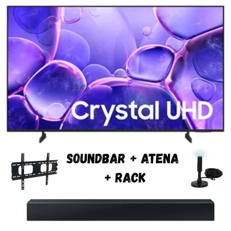 Televisor 55'' Crystal UHD 4K VISION IA SAMSUNG 55U8000F - Soundbar - Rack - Ant Televisor 55'' Crystal UHD 4K VISION IA SAMSUNG UN55U8000FGXPE - Soundbar - Rack - Ant
