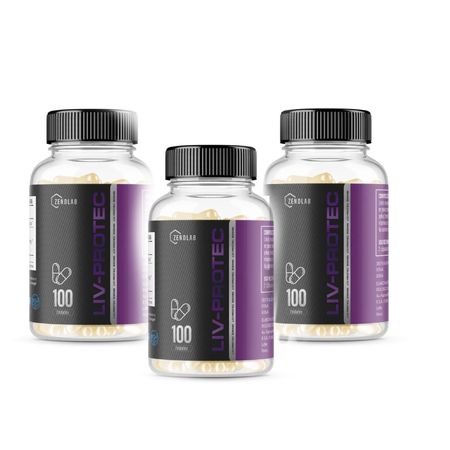 PACK X 3 Cardo Mariano Liv Protec Zendlab 100 Cápsulas  Silimarina  Protector Hepático Natural