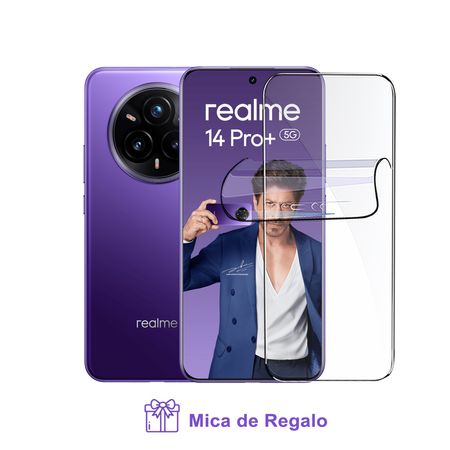 Realme 14 Pro Plus 12Gb Ram Purple 512Gb Rom con Mica Hidrogel