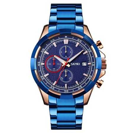 Reloj Skmei 9192 AZUL CORREA ACERO CRONOMETRO Azul Talla única Reloj Skmei 9192 AZUL CORREA ACERO CRONOMETRO Azul