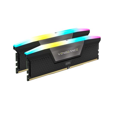 Memoria Ram Corsair Vengeance Rgb 32Gb (2X16Gb) 5.60Ghz, Alta Velocidad Y Rendimiento Gaming CMH32GX5M2B5600C40K