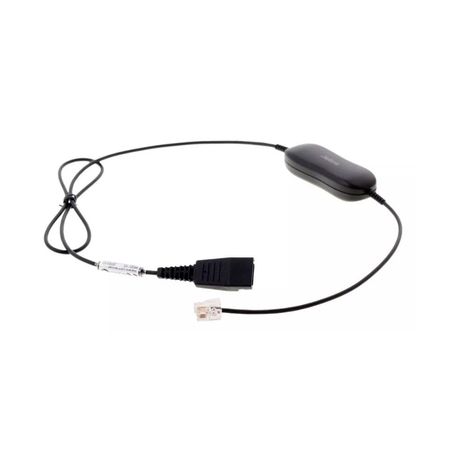 Cable Jabra Gn1216 Para Auriculares Con Desconexión Rápida, Enchufe Rj-9 Macho, 80 Cm, Negro 88001-03