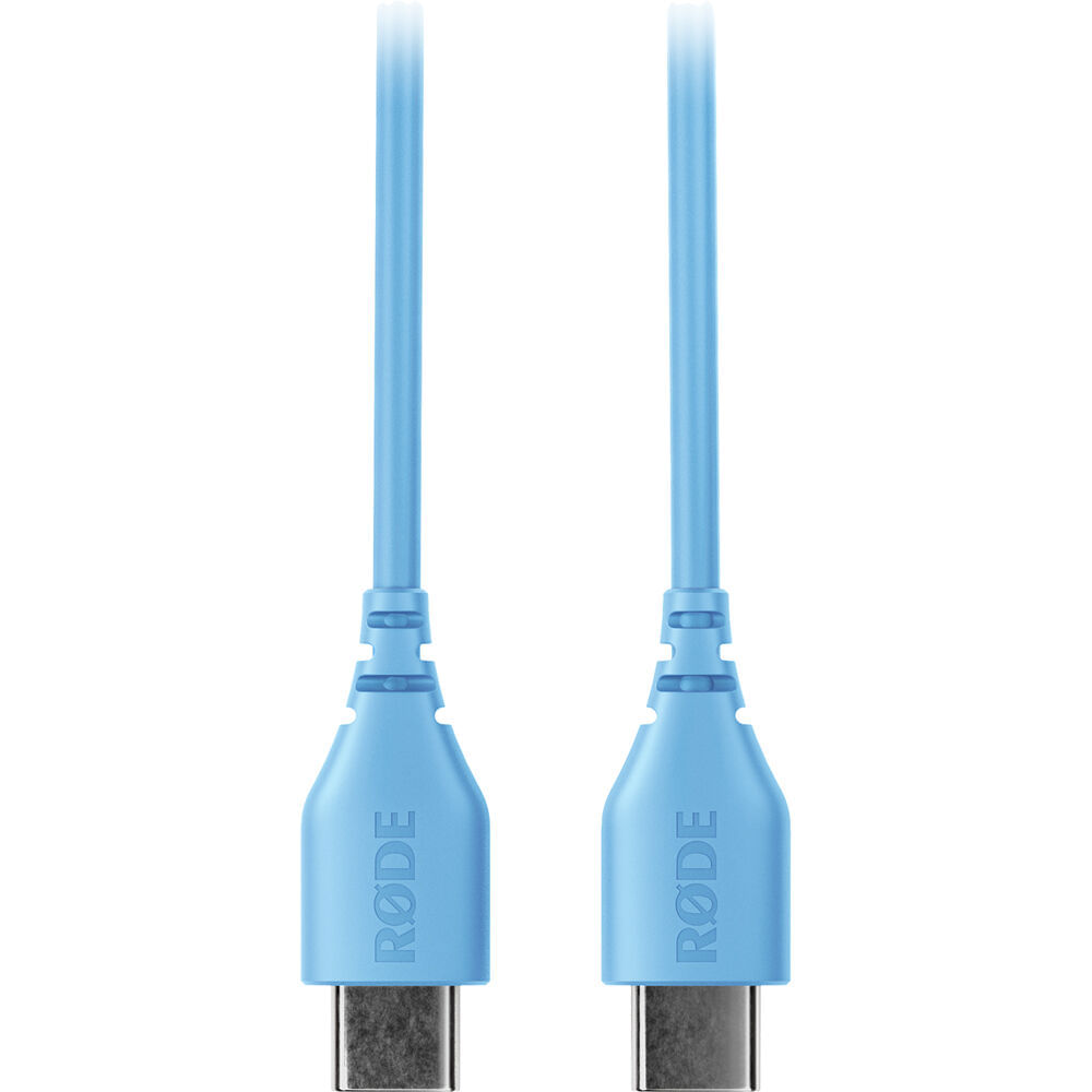 RODE SC22 Cable USB-C a USB-C (Azul, 11.8"") - Compatible con Dispositivos Rode