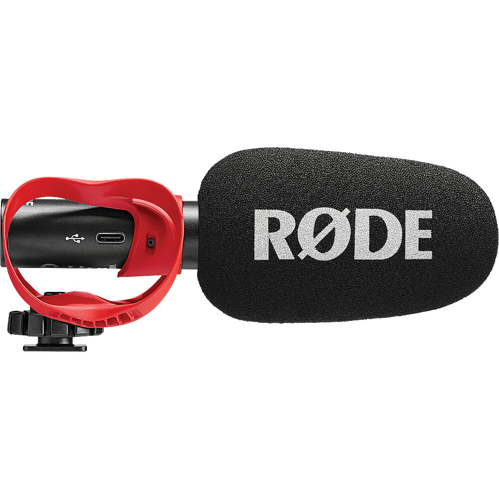 RODE VideoMic GO II-H: Micrófono Shotgun Ultracompacto Analog/USB para Vloggers, Podcasters y Creado