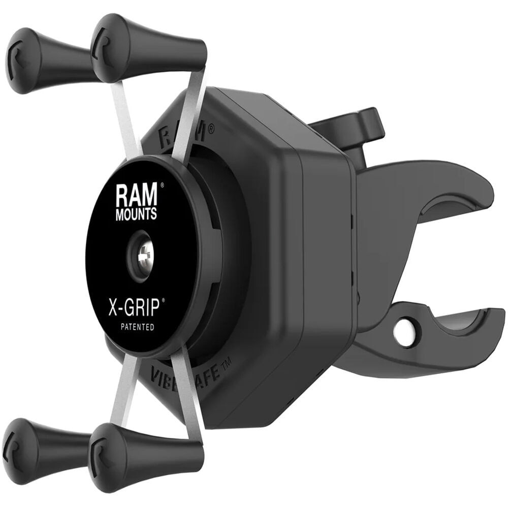 Soporte para Teléfonos RAM MOUNTS RAM X-Grip Estándar con Diseño Vibe-Safe y Pequeño Tough-Claw, Com