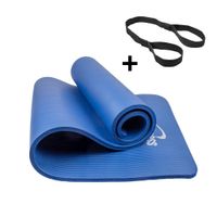 Colchoneta Nbr - Yoga Mat Pilates - 10 Mm - Azul