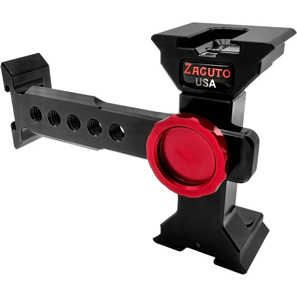Soporte Zacuto para Smart Z-Finder: Base Estilo Half Cage, Ajustable, Múltiples Zapatas y Rieles NAT