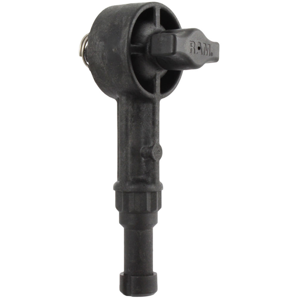Soporte RAM MOUNTS RAM ROD con Conector de Racheo y Perilla (4"") - Requiere Base y Montaje Spline, A