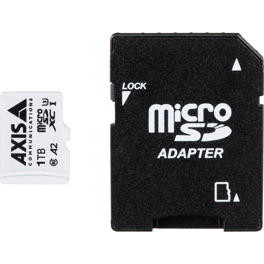 Tarjeta de Memoria microSDXC de 1TB para Vigilancia Axis Communications UHS-I con Adaptador SD - Vel