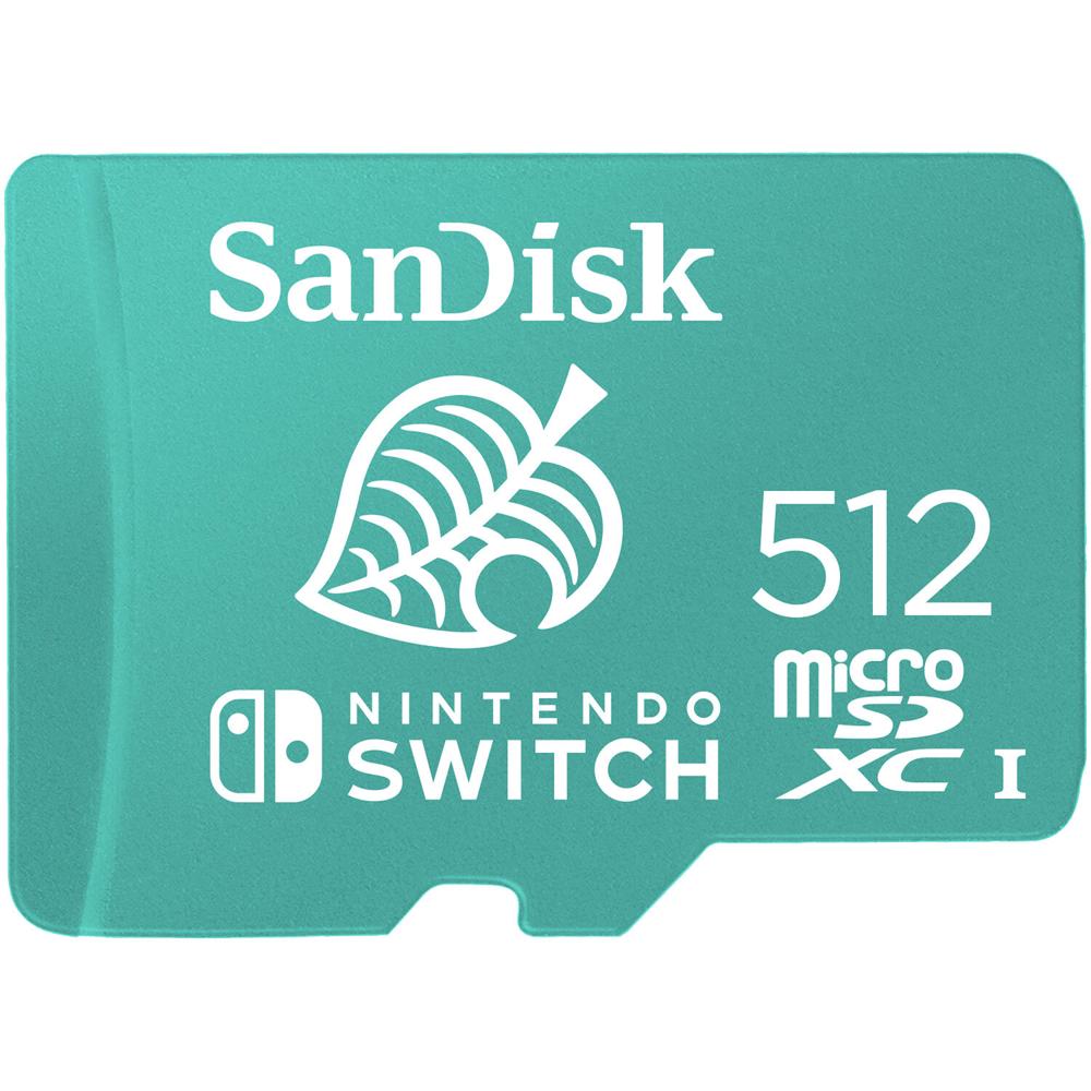 Tarjeta de Memoria SanDisk 512GB UHS-I microSDXC para Nintendo Switch - Velocidades de Lectura 100 M