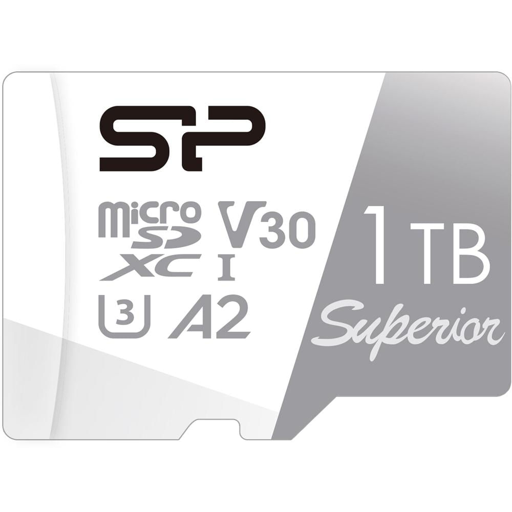 Tarjeta de Memoria Silicon Power 1TB Superior UHS-I microSDXC con Adaptador SD - 4K, Resistente al A