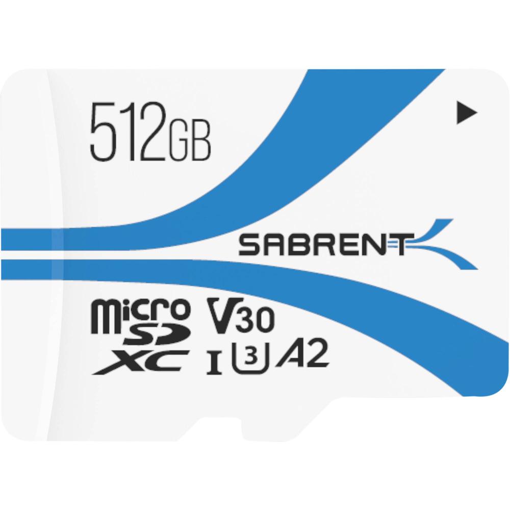 Tarjeta de Memoria Sabrent 512GB Rocket UHS-I microSDXC con Adaptador SD - Capacidad de Almacenamien