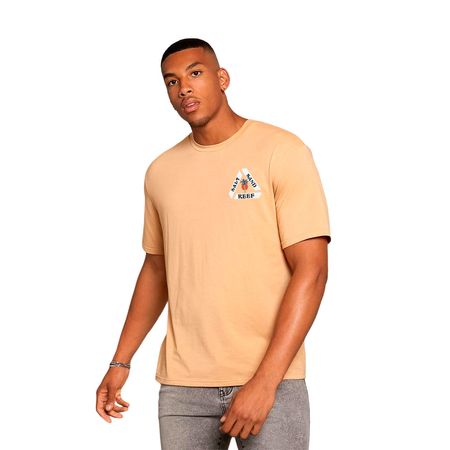 Polo de Verano Para Hombre Reef Original RF-00052 Color Naranja Talla S