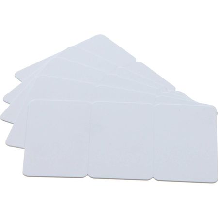 Tarjetas en Blanco Evolis PVC 3TAG para Impresoras de Tarjetas de ID (Paquete de 100, 30 mil, Blanca 1676548-REG
