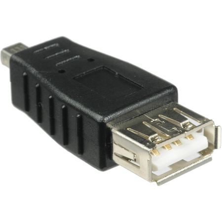 Adaptador Completo de USB Tipo A Hembra a USB Mini-B 4 Macho - Compatible con USB 1.0, 1.1 y 2.0, Tr 908799-REG