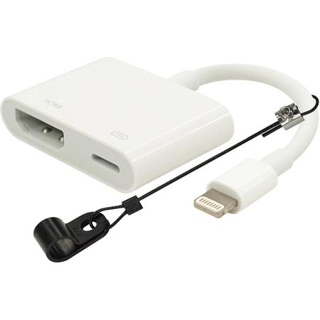 Adaptador Dongle Simply45 Lightning Macho a HDMI y Lightning Hembra para The Dongler - Compatible co 1544095-REG