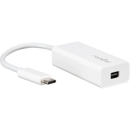 Adaptador Rocstor Premium USB Type-C Macho a Mini DisplayPort 1.2 Hembra - Conexión de Laptops USB T 1680034-REG