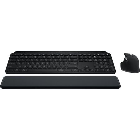 Logitech MX Keys S Combo Inalámbrico de Teclado y Ratón (Negro) - Conectividad Bluetooth y Logi Bolt 1760698-REG