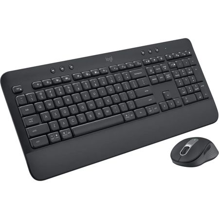 Logitech Signature MK650 Combo para Negocios (Grafito) - Diseñado para Comodidad Todo el Día, Teclad 1745788-REG