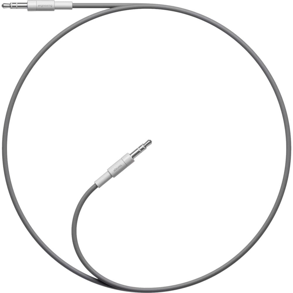 Cable de Audio Estéreo Mini-Jack 3.5mm (Blanco/Gris, 3.9') para Dispositivos Teenage Engineering - P