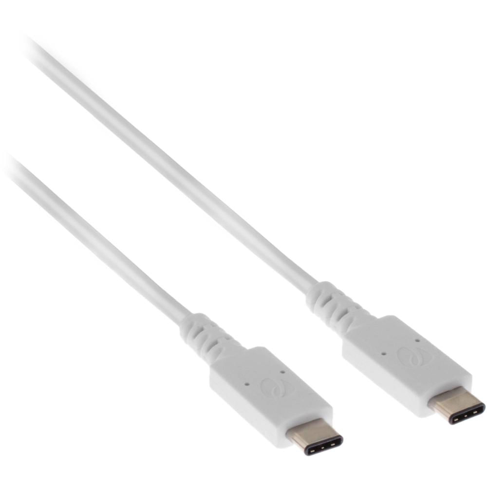 Cable de Carga y Sincronización Pearstone USB 2.0 Tipo-C (6', Blanco) - Conector Reversible, Velocid