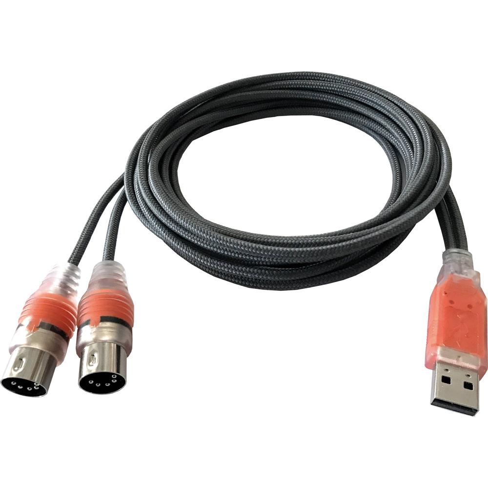 Cable de Interfaz MIDI USB ESI MIDIMATE eX con Dos Puertos I/O (5.9') - Compatible con Windows y Mac