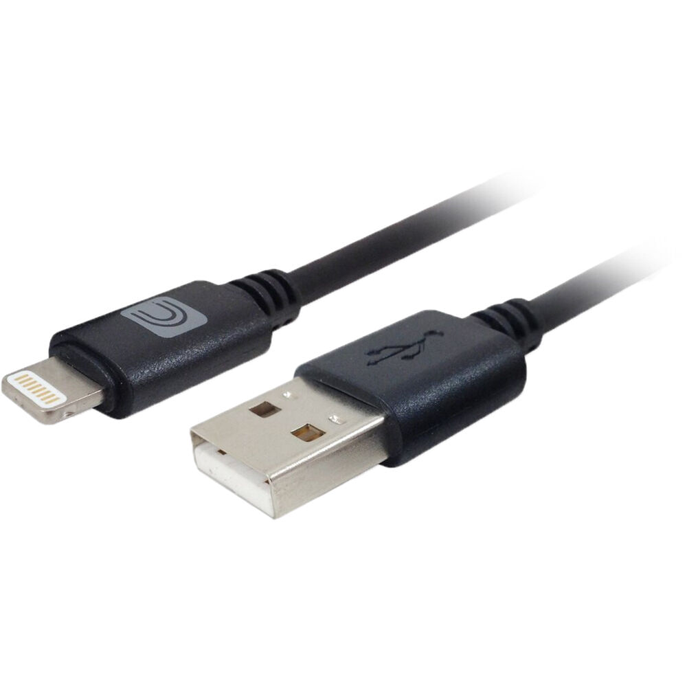 Cable Pro AV/IT Lightning Macho a USB Tipo-A (6', Negro) - Compatible con Dispositivos Lightning, Co